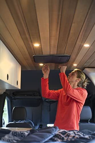 VanEssential Magnetic Insulated Roof Vent Sun Cover for MaxxAir Fan, Fantastic Fan 16.5" x 16.5" (CHARCOAL GRAY) - color: Charcoal Gray