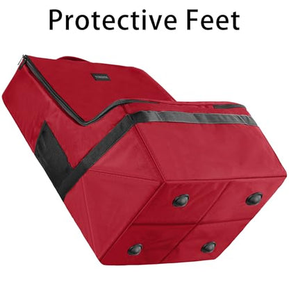 YOREPEK Carseat Travel Bag for Airplane, Padded Car Seat Travel Bag - color: Dark Red