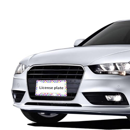 Pickleball Ball License Plate Frame 2 Pack License Plate Holder Universal Aluminum License Plate Cover Car Accessories for Men Women - color: Pickleball Ball