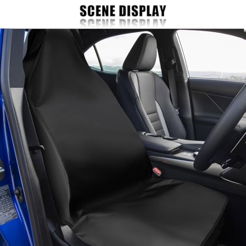 Car Seat Cover Protector, Waterproof Stain Resistant Auto Front Seat Protectors, Universal Dustproof Vehicle Interior Seats Covers for Cars, SUVs, Trucks (1PC/Front) - size: 1PC/Front