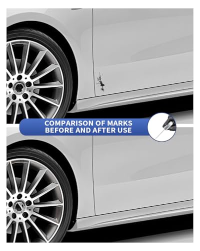 650/9650 Calcite/Cirrus White Touch Up Paint Compatible with Mercedes-Benz Exact Match–Chips and Nicks Touch Up - color: Calcite / Cirrus White(650/9650) for B/C/E/G/R/S/M/CL/GL/ML/CLA/CLA/CLK/CLA/SLK Series