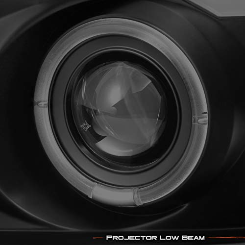 AKKON - For 2004-2008 Ford F150 F-150 Pickup Dual Projector Headlights - color: Black Smoked Housing