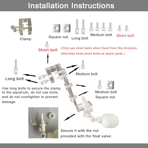 NSF 1/4" inch Water Line Power-Free Auto-Top-Off System with Float Valve, Vacuum Flow Regulator Automatic Water Level Controller for Marine Aquariums. - style: 1/4"(7pcs+30feet)