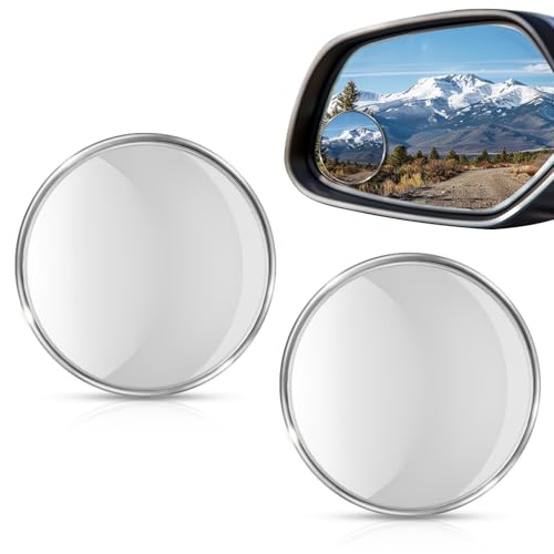 Biqing blind spot mirrors Compact in size convex mirror car high definition glass lenses side view mirror blindspot Convex Self Stick