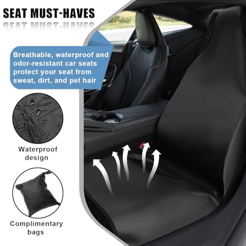 Car Seat Cover Protector, Waterproof Stain Resistant Auto Front Seat Protectors, Universal Dustproof Vehicle Interior Seats Covers for Cars, SUVs, Trucks (1PC/Front) - size: 1PC/Front
