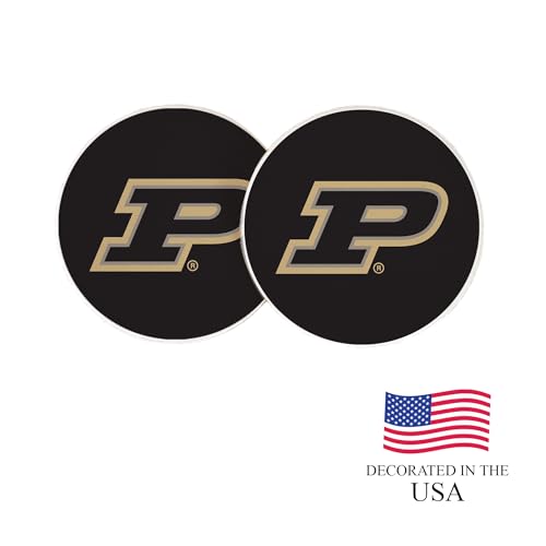 Desert Cactus Purdue Boilermakers Car Cup Coaster 2 Pack (A)