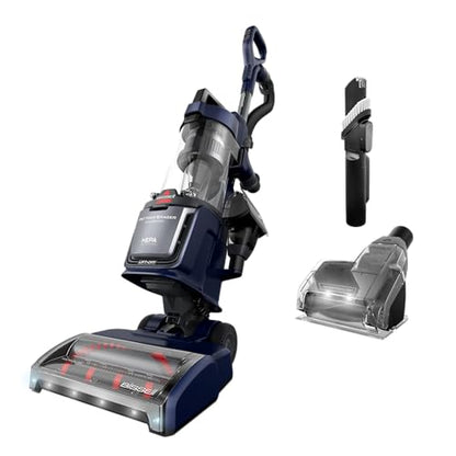 Bissell Pet Hair Eraser DualBrush Upright Vacuum with Two Brush Rolls, DualBrush Self-Cleaning Technology, HEPA Sealed Allergen System, Bright FurFinder Headlights, Lift-Off Pod, 42946 - style: Pet Hair Eraser DualBrush