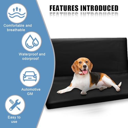 Car Seat Cover Protector, Waterproof Stain Resistant Auto Rear Seat Protectors, Universal Dustproof Vehicle Interior Seats Covers for Cars, SUVs, Trucks (1PC/Rear) - size: 1PC/Rear