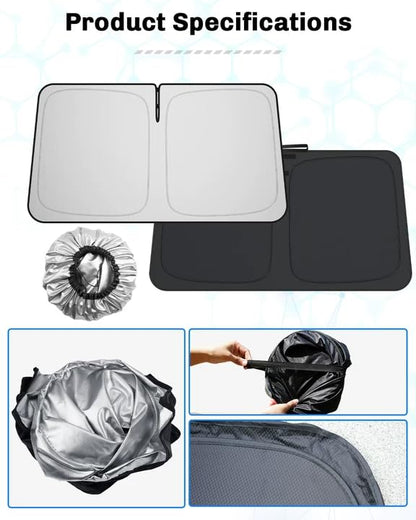 SXCY for 2026 Mazda CX5 Windshield Sunshade for 2026 Mazda CX5 Accessories 2026 CX5 Sunshade Foldable Sun Shield 2026 CX-5 Sun Shade Block UV Rays - size: 2026 CX5