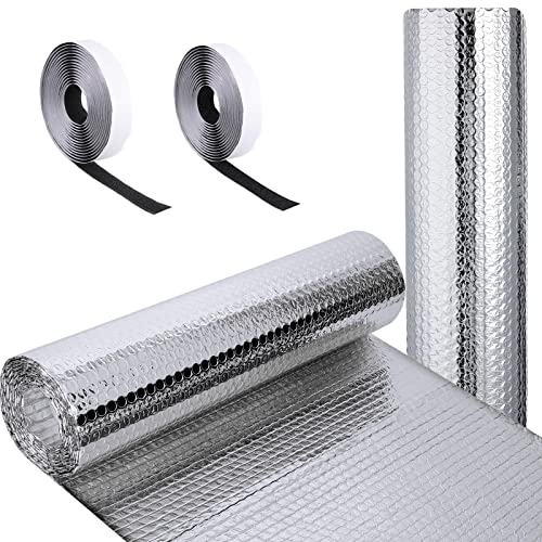 Frienda Rv Window Reflective Cover Camper Insulation Roll, 47.2inchx25ft - size: 47.2inch*25ft