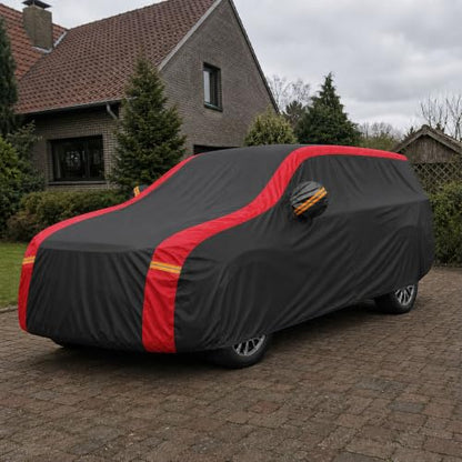 SUV Car Cover Custom Fit Q5/SQ5 (2009-2026) 100% Waterproof All-Weather Car Covers, Outdoor Full Exterior Cover with Winter, Sun, Rain and UV Protection with Windshield Sun Shade - size: Custom fit Q5