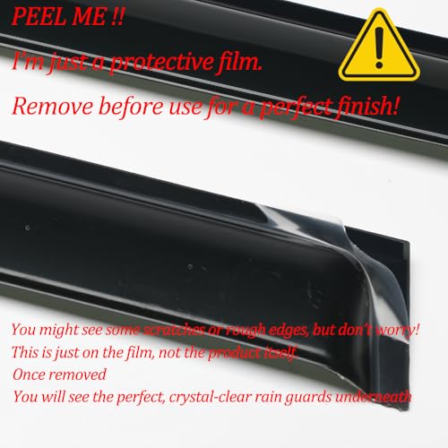 Window Visors Rain Guards for 2003-2009 Hummer H2 94329 - size: 2003-2009 Hummer H2