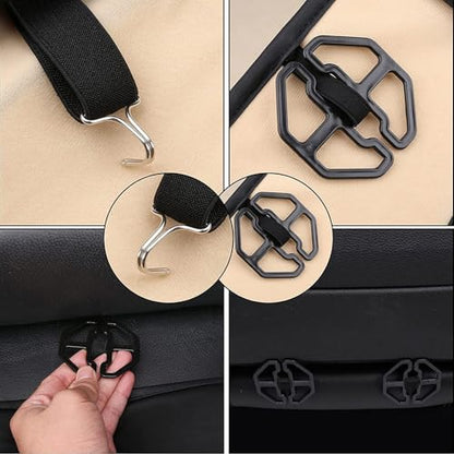 Coverado Seat Covers, Car Seat Covers Front Seats, Black Car Seat Cover, Waterproof Car Seat Covers, Car Seat Cushion, Front Car Seat Covers Leatherette Car Seat Protector Universal Fit Most Cars - color: Black, size: FrontPair