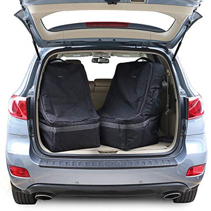 YOREPEK Padded Car Seat Travel Bag Backpack, Toddler Travel Essentials - color: Black