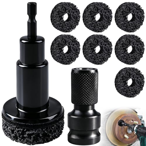 Wheel Hub Cleaning Tool for Quick Rust Removal - color: 9PCS