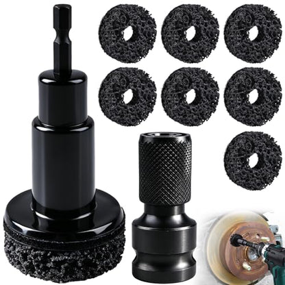 Wheel Hub Cleaning Tool for Quick Rust Removal - color: 9PCS