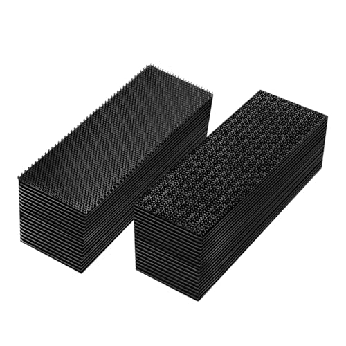 20PCS Car Mat Fixing Clips, Automotive Anti-Slip Carpet Fasteners Floor Pad Retainer, Double Sided Adhesive Car Foot Mats Fixing Stickers, Universal Car Accessories (Rectangular) - color: Rectangular