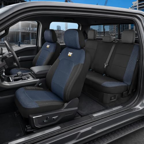 CAT MeshFlex Seat Covers Full Set for Full-Size Pickup Trucks Only - Blue - color: Full Set - Blue, size: Full Set