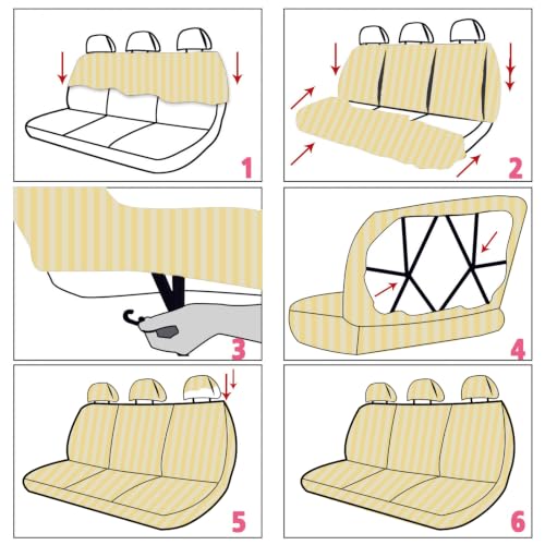 15 Pcs Car Steering Wheel Cover Center Console Armrest Pad Headrest Seat Belt Cover Handbrake Cover Keychain Coaster Full Set Car SUV (Yellow and White) - color: Yellow and White
