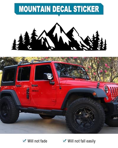 Mountain License Plate Frames, White on Black, ABS Plastic - color: White