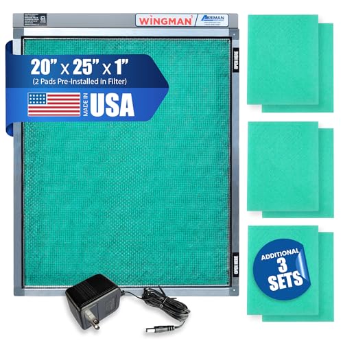 20x25x1 Polarized Media Electronic Air Filter - High Air Flow