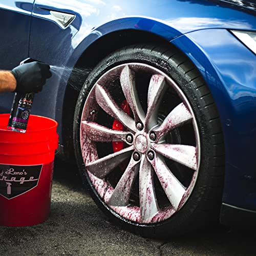 Jay Leno's Garage Car Wash Kit with Bucket – Auto Detailing Kit for Interior and Exterior, Car Cleaning Supplies Set with Wash Mitt, Tire Shine, Wheel Cleaner, Car Wax, Microfiber Towels, Car Wash Kit - style: Basic Detailing Kit