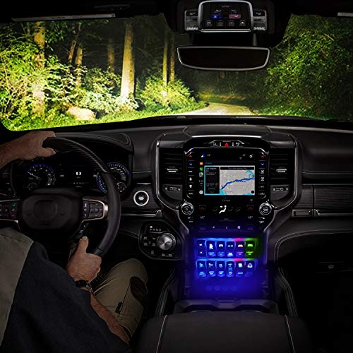 Nilight - 10012W LED Light Bar Wiring Harness Kit REAR LIGHTS 12V 5Pin Rocker Switch Laser On off Waterproof Switch Power Relay Blade Fuse-2 Lead,2 Years Warranty Black - style: Rear Lights Wiring-2 Leads