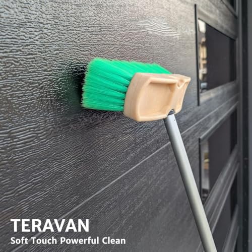 Teravan Green Flow Through Essential Flagged-End Brush Head, 8-Inch - size: 8 Inch