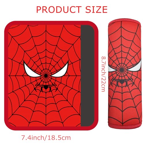 Seat Belt Cover for Kids, Seat Belt Pad for Boys Girls, Car Seat Straps Shoulder Pads for Kids, Kid's Seat Belt Cushion, Shoulder Strap Pad, 1 Piece （Spider Hero） - color: SPIDER HERO