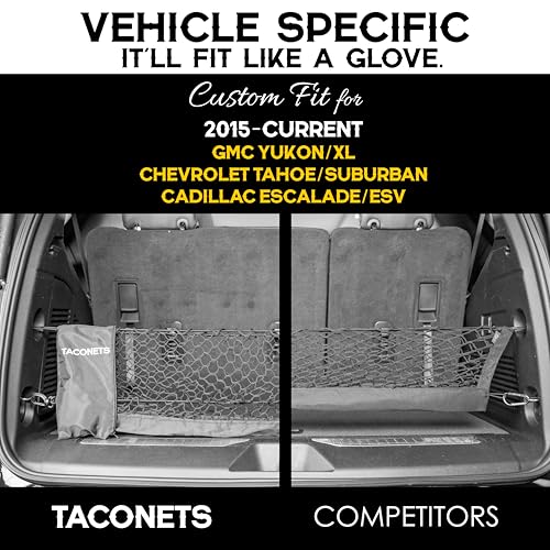 Cargo Net for Suburban/Tahoe/Yukon XL/Escalade ESV 2015-Current, 5mm - style: Chevy Tahoe / GMC Yukon / Cadillac Escalade 2015+
