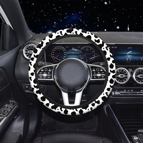 15 Pcs Car Steering Wheel Cover Center Console Armrest Pad Headrest Seat Belt Cover Handbrake Cover Keychain Coaster Full Set Car SUV (Blake) - color: Blake