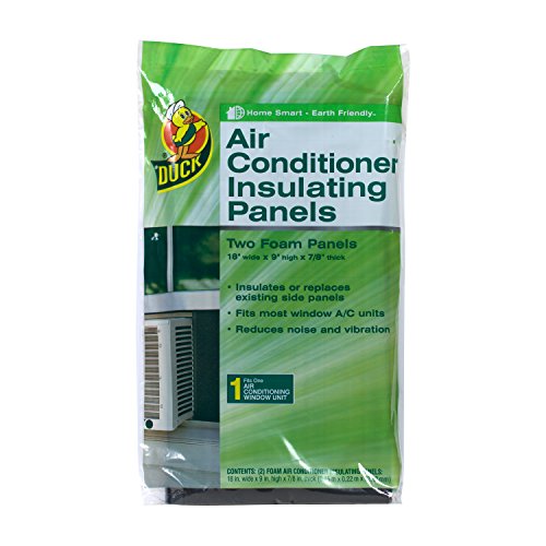 Duck Brand Air Conditioner Foam Insulating Panels, 18-Inch x 9-Inch x 7/8-Inch Each, 1286294 - style: 18” x 9” x 7/8”