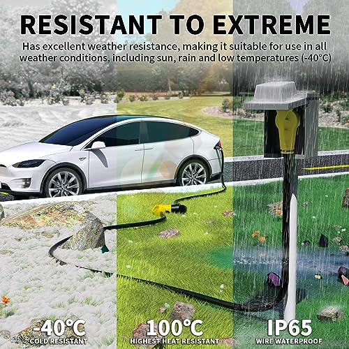 POWGRN NEMA 14-50P to 14-50R 100 FT 50 Amp RV/EV Extension Cord Outdoor - size: 100 FT, style: 50 AMP (14-50P/R)